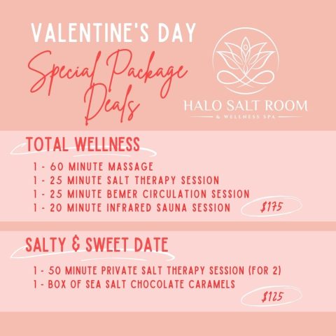 Valentines Day | Halo Salt Room & Wellness Spa